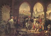 Bonaparte Visiting the Plague-Stricken at Jaffa on 11 March (mk05), Baron Antoine-Jean Gros